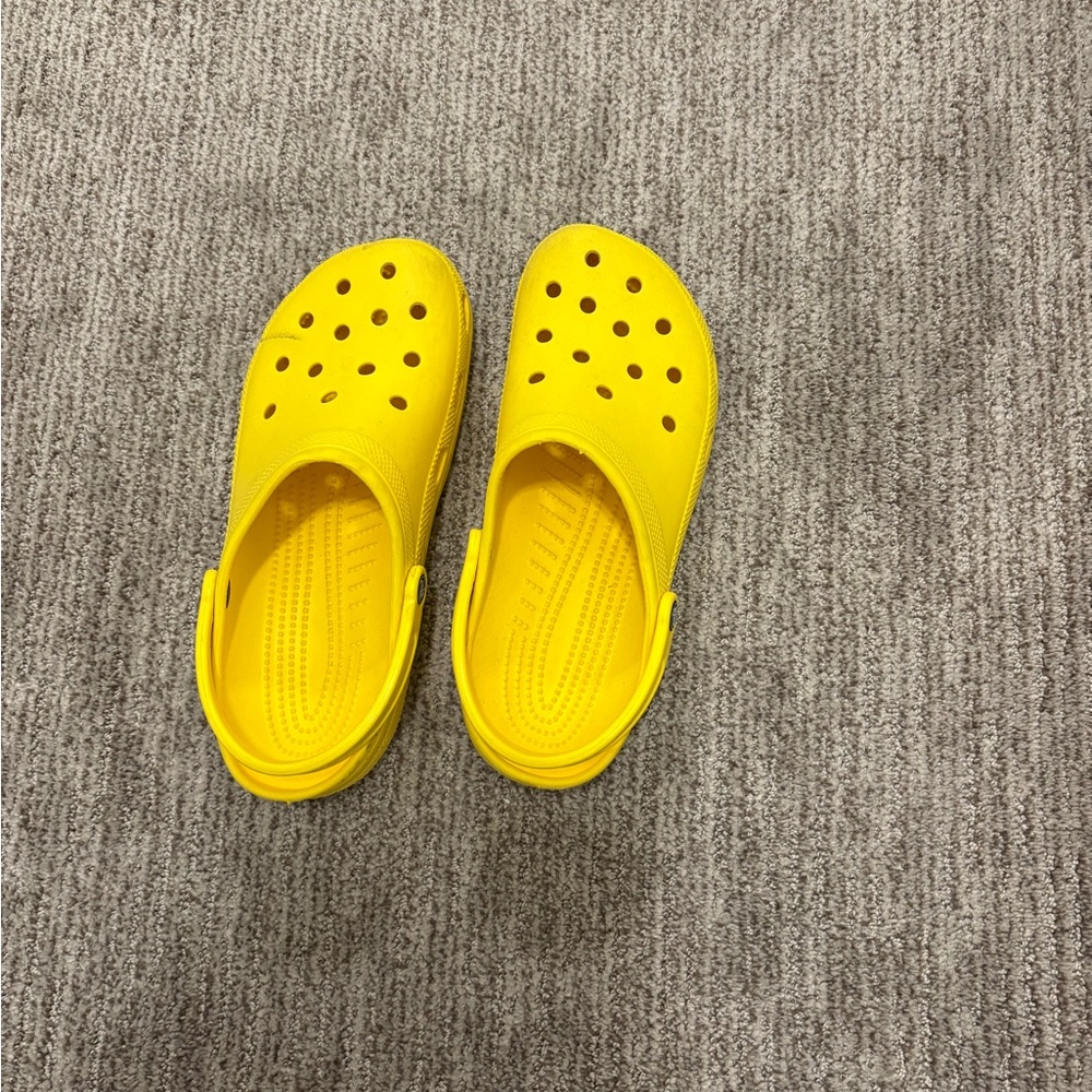 Yellow Crocs
